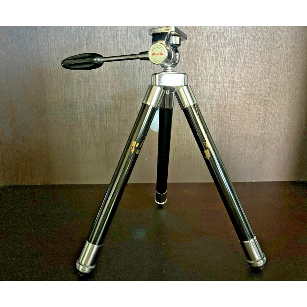 Vintage‎ Minette Telescoping Tripod with Case – Made in Japan
